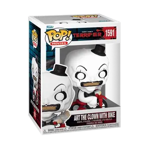 Funko Pop! Terrifier - Art the Clown with Bike #1591 Collectible Pop Vinyl Figure