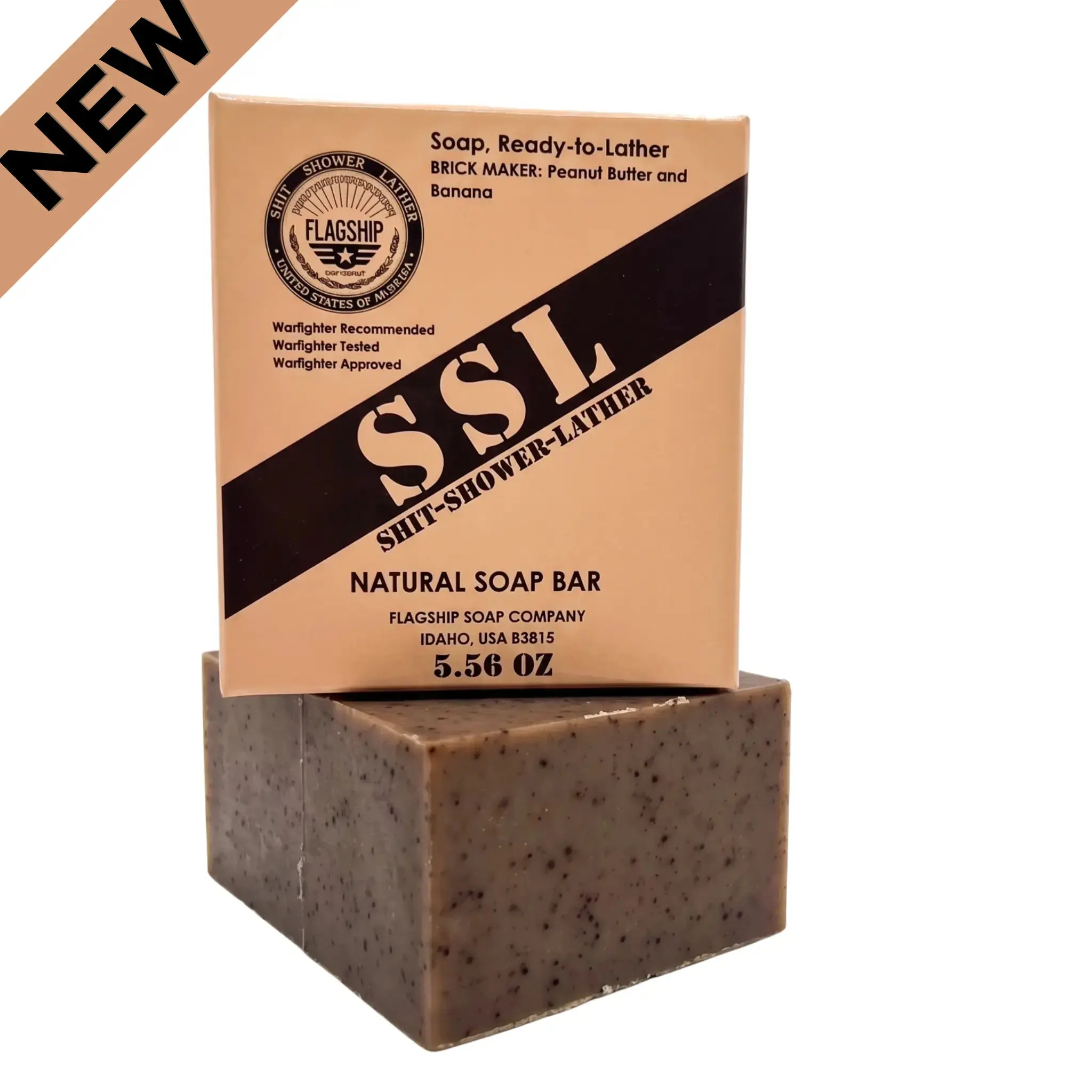 Brick Maker Peanut Butter and Banana Natural Soap