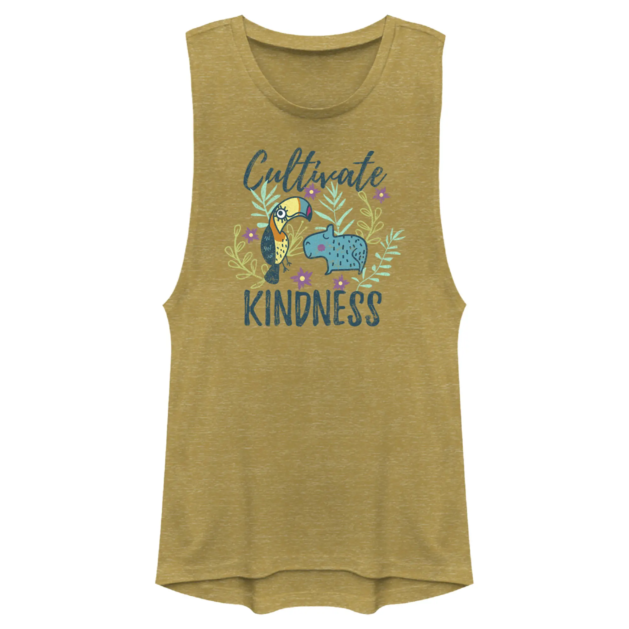 Juniors Womens Encanto Cultivate Kindness Festival Muscle Tee