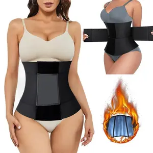 Body Shapewear Women Sheath Waist Trainer Body Shaper Flat Belly Cincher Workout Girdle