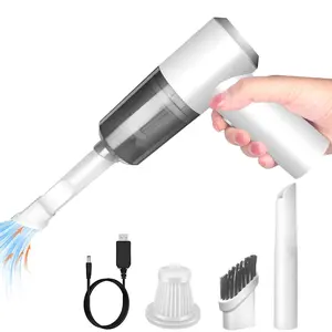 YUNYILAN Cordless Handheld Vacuum Cleaner High Power Rechargeable Mini Portable Vacuum for Home Office and Car Cleaning (White)