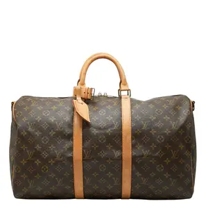 Pre-owned Louis Vuitton Canvas Tote Bags Keepall50 Monogram Boston Bag