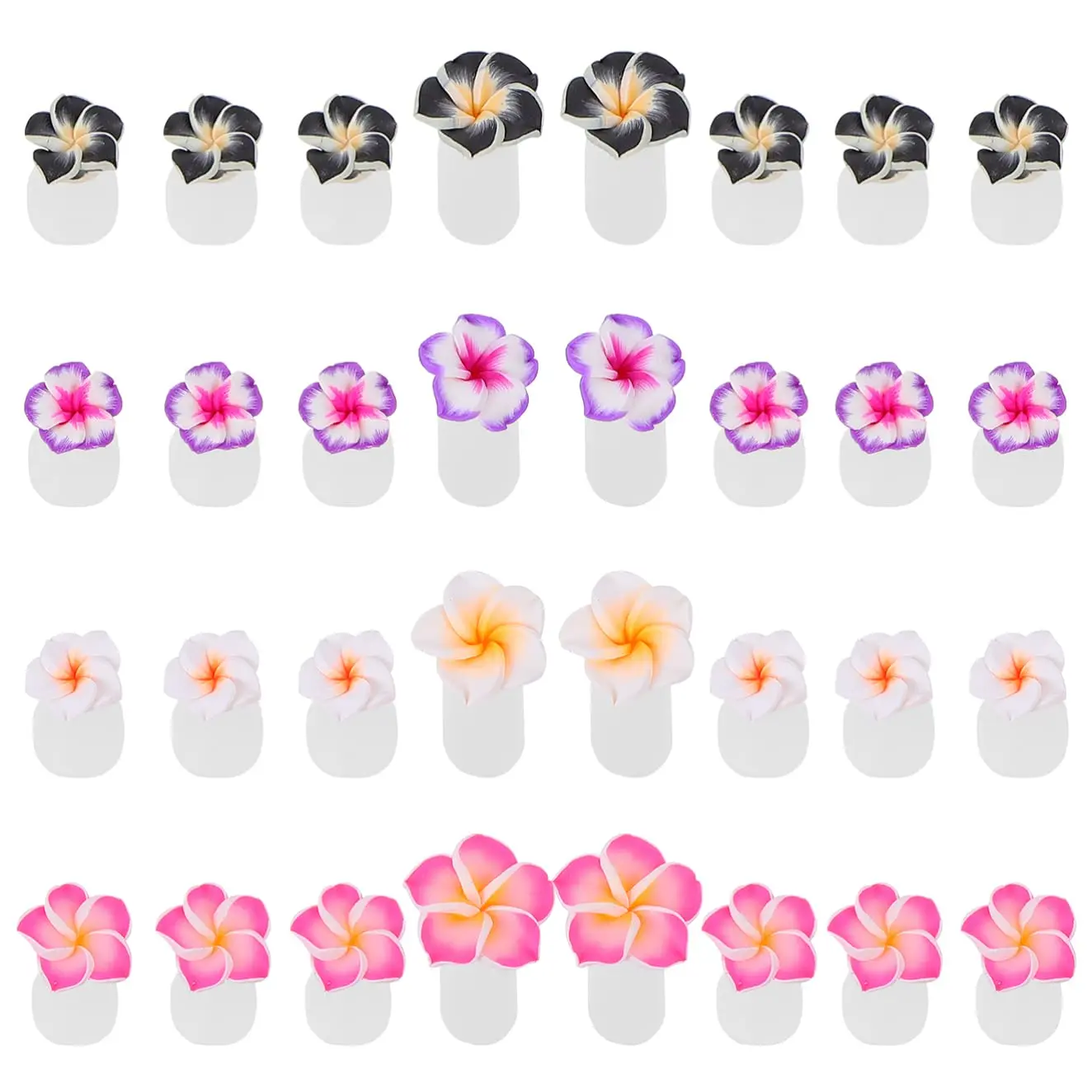 32pcs Silicone Toe Separators Flower Toe Separator Toe Nail Separators Toes Dividers Pedicures Nail Art Tools Pedicure Spacers for Naialon Toes Dividers