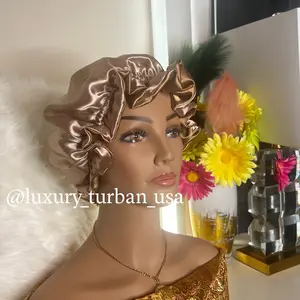 Double sided luxury silk bonnet