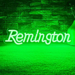 Remington Firearms Hunting LED Neon Wall Light Wall Decor LED Mood Light Light Up Neon Sign Bedroom Bar Party Christmas Wedding Night Light