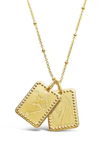 Zodiac Tag Necklace
