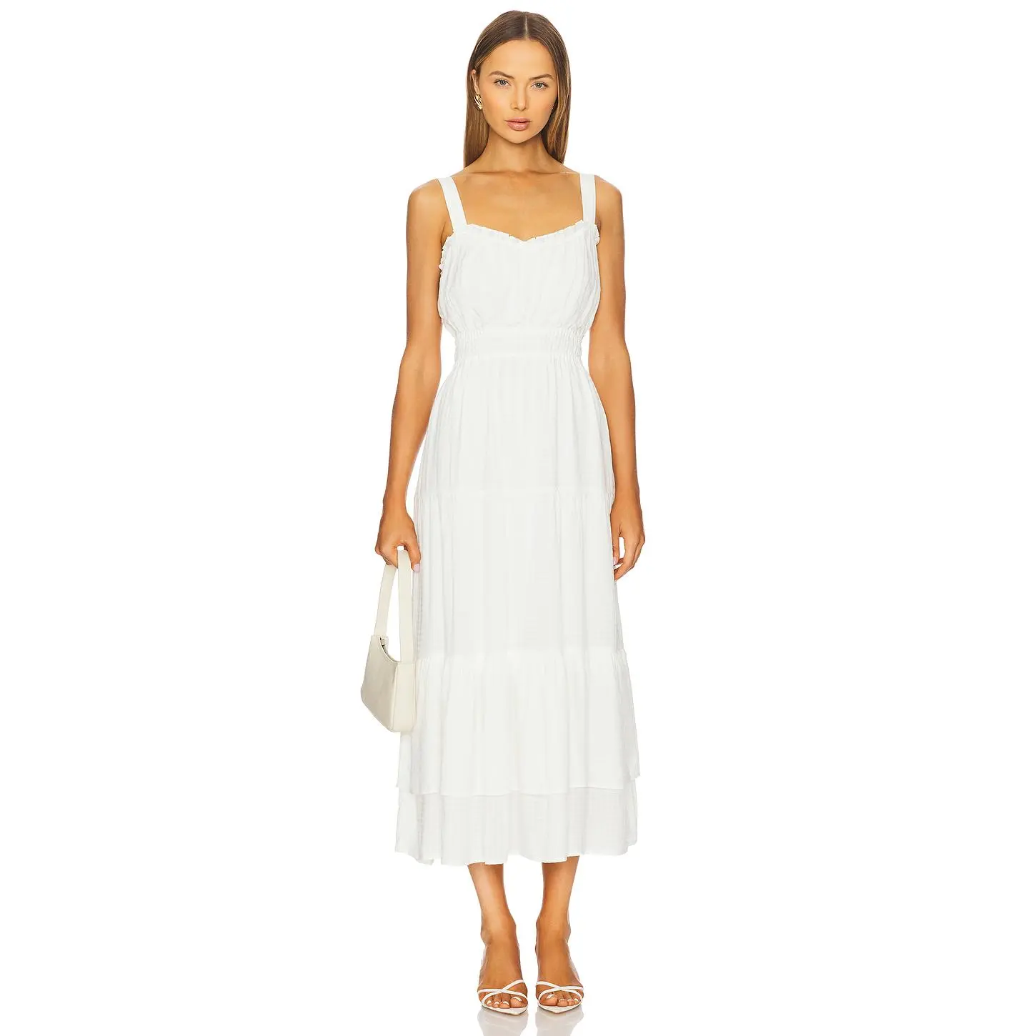 PAIGE Persimmon Dress in White