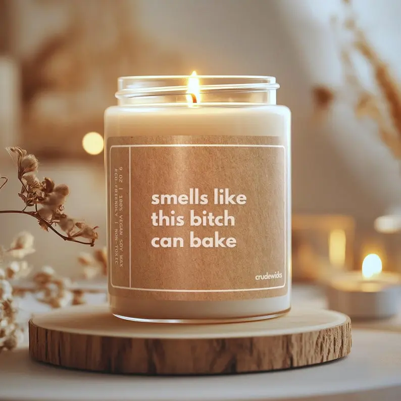 [Sale off up to 50%] Baker Gift Funny Candle Housewarming Gifts for Kitchen Birthday Gifts for Her Funny Baking Gift for Chef Cooking Lover Hobby Gift