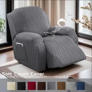 Recliner Covers, Recliner Chair Covers, Reclining Couch Covers, Sofa Slipcovers, Soft, Washable, Elastic Furniture Protector