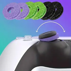 6 Silicone Precision Rings for Improved Aim, Compatible with PS4 PS5 Xbox One Switch Pro Scuf Controllers, Non-Electronic Targeting Aid in