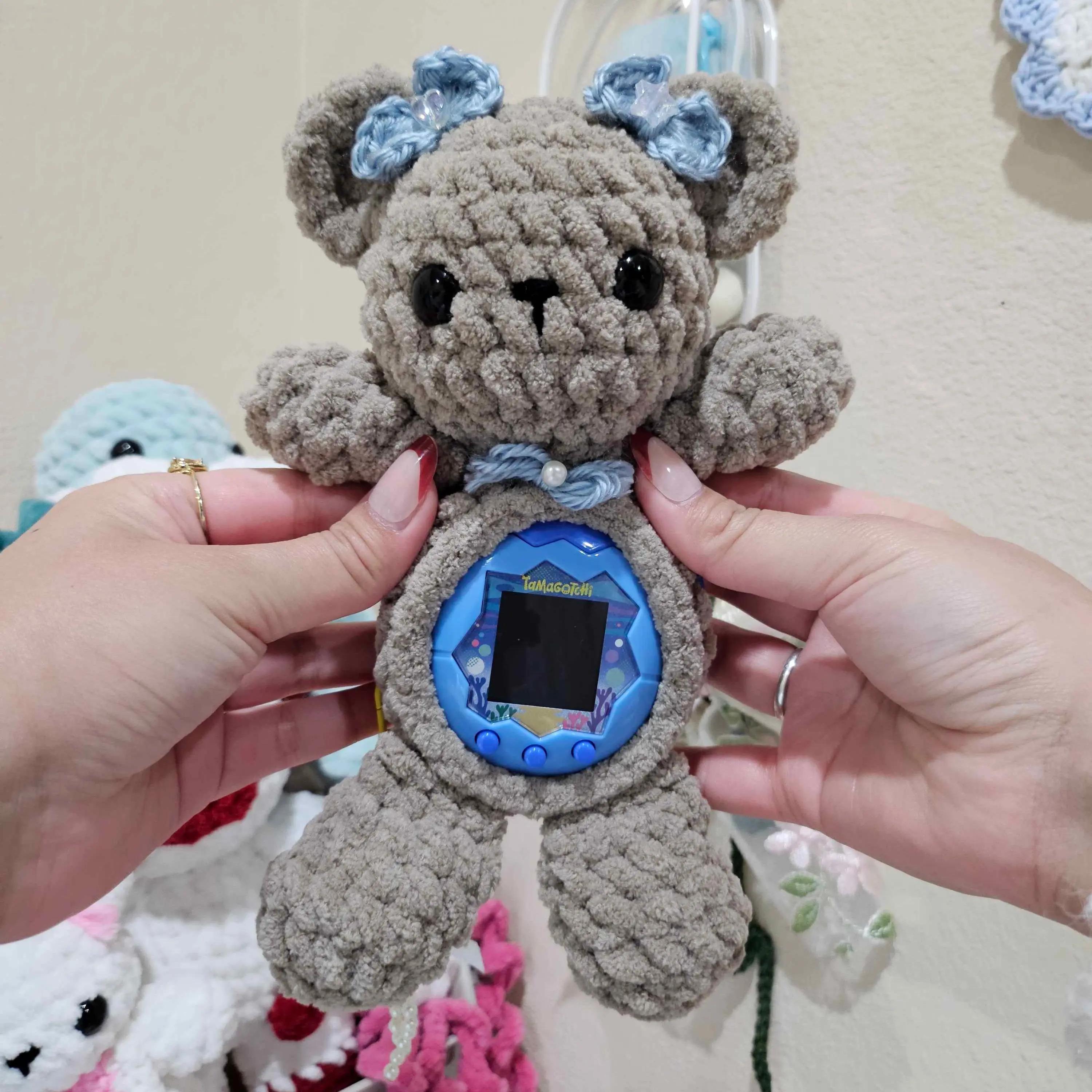 Handmade Crochet Tamagotchi Paradise Cover Super Cute Cases for