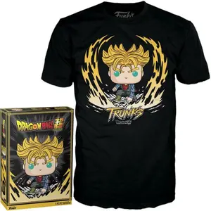 Dragonball Trunks Adult Boxed Pop! T-shirt by Funko