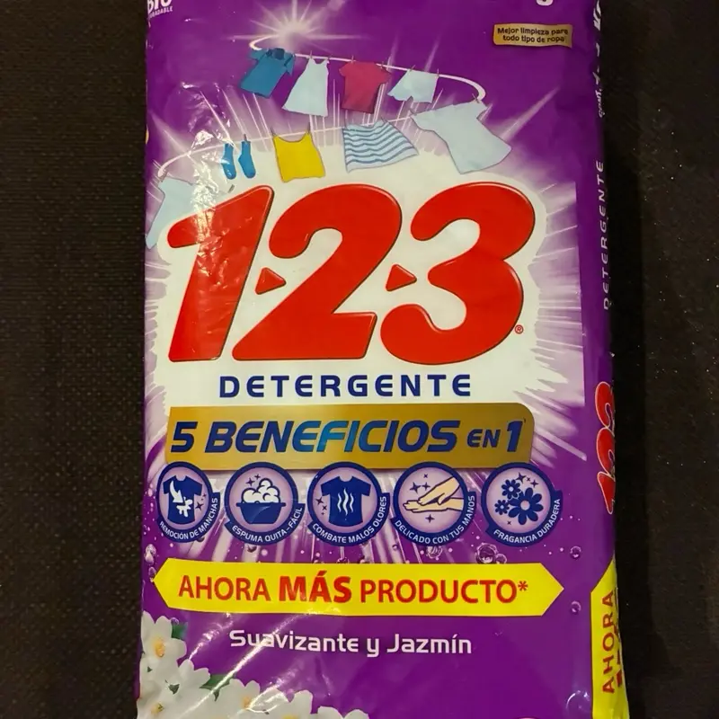 1-2-3 laundry powder detergent 1kg 1-2-3 laundry powder detergent 1kg