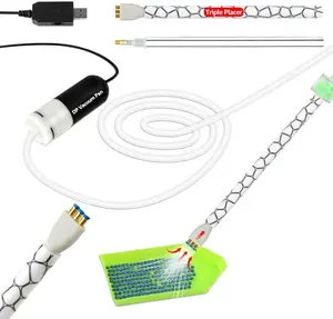 Electric  Art Painting Pen  Adjustable Suction Vacuum  Painting Tool with Triple Tips, No-Wax Needed, USB , for Adults  Art Kits and Accessories (Black)