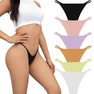 6pcs Of SeamlessWomen'SUnderwear, Fan-shaped, SeamlessTechnology.The Fabric ls Light AndBreathable, Suitable ForVariousCombinations And ShowsExguisiteness.