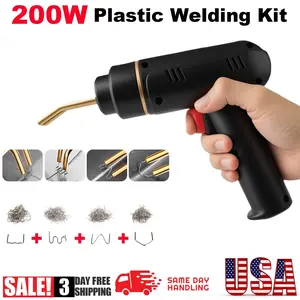 Plastic Welder Kit Soldering Hot Stapler Bumper Repair Welding Gun 400 Staples fathersdaygift