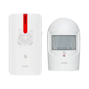 SABRE Driveway Alarm Wireless Motion Detector Sensor System with 115dB Alert for Driveway Security, Easy Battery Operated Installation