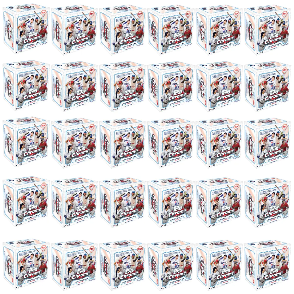 Break 793: 2024 Topps Chrome Logofractor 30 Box Break MLB Baseball Pick Your Team