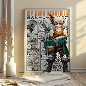 Katsuki Bakugo Poster My Hero Academia Matte Anime Print Manga Art All Sizes