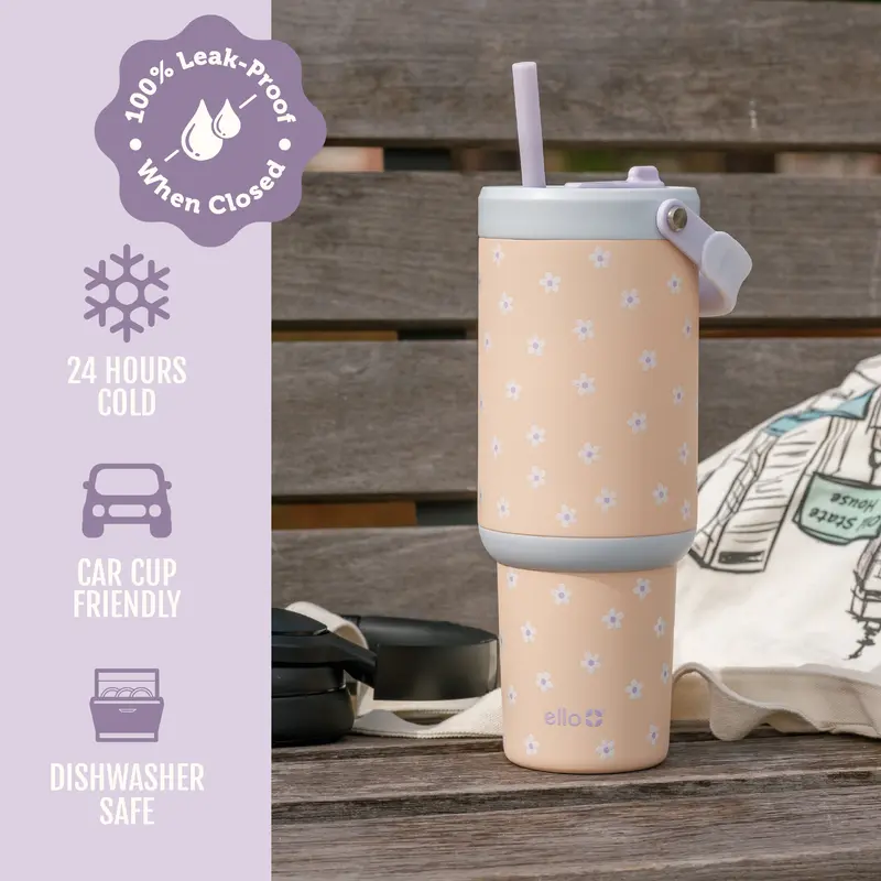 Ello Oasis Go+ Stainless Steel Tumbler