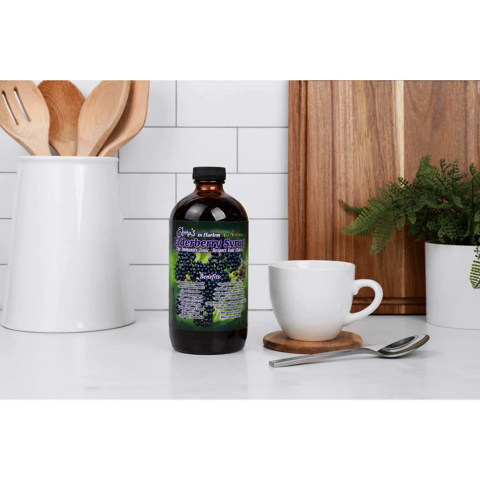 Elma’s Homemade Elderberry Syrup (Immune System Booster)