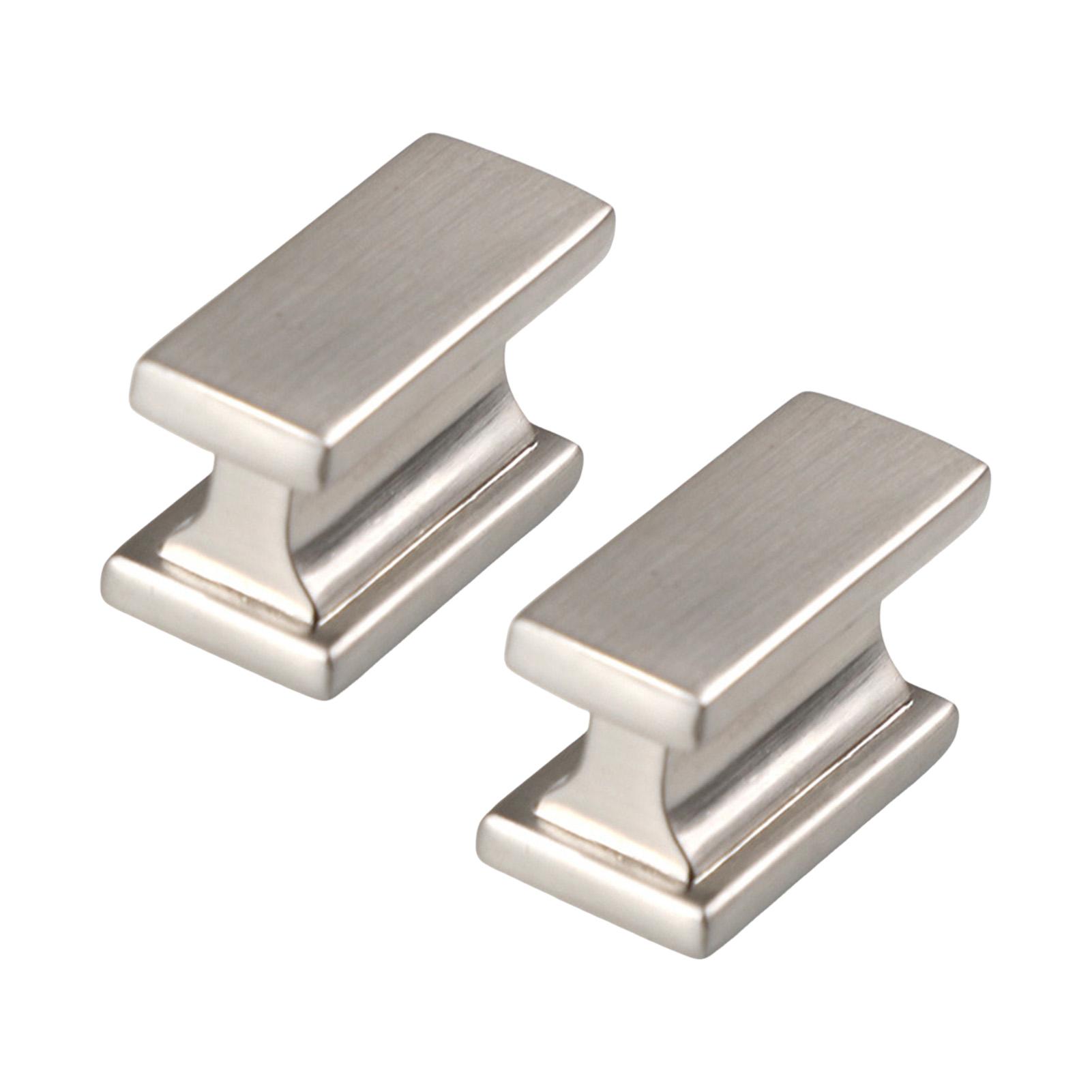 2PCS Square Cabinet Knobs, Brushed Nickel Finish, Modern Decorative Pulls Handles for Drawer Closet Kitchen Cupboard, Heavy Duty Easy to Install, Upgrade Thickened Design, Gold Color Optional 2PCS Square Cabinet Knobs, Brushed Nickel Finish, Modern Decorative Pulls Handles for Drawer Closet Kitchen Cupboard, Heavy Duty Easy to Install, Upgrade Thickened Design, Gold Color Optional