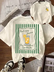 Summer faith vibes unlocked! ☀️ | Retro green stripes + lemonade graphic—perfect for beach days, picnics, and sunny Sundays
