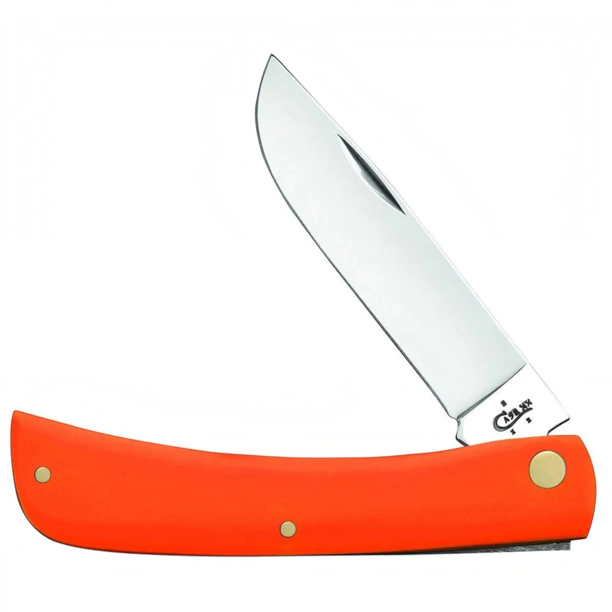 Case Orange Synthetic Sod Buster Jr Folding Knife