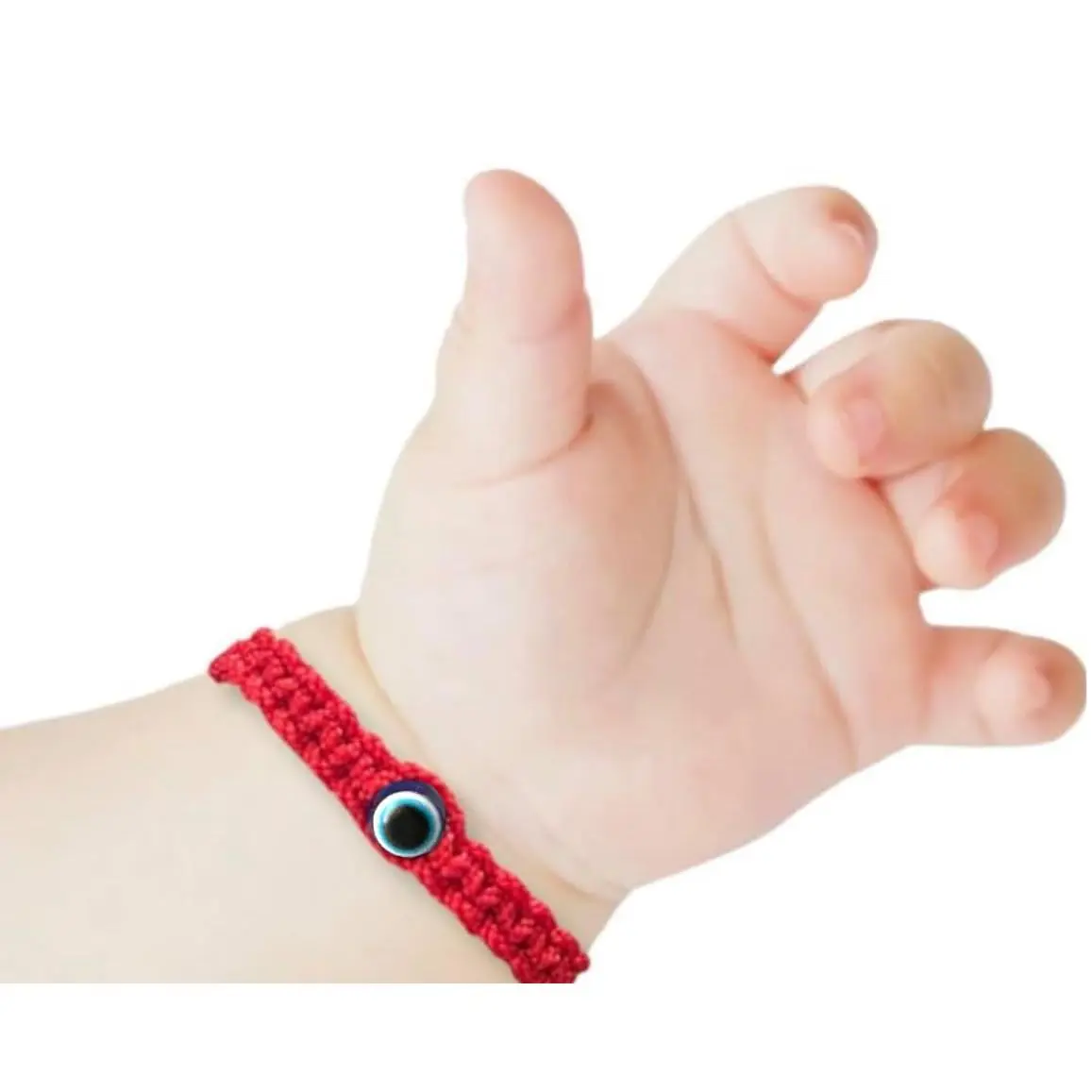 Red bracelet blue eye