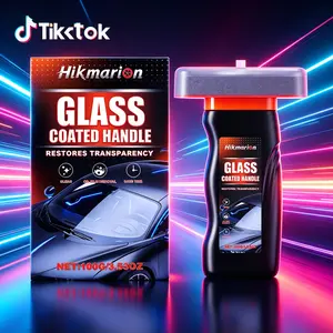 Hikmarion Glass Cleaning Brush – Easy Car Windshield, Window & Rearview Mirror Cleaner for Daily Use, Garage, Outdoor, Rainy Days, Road Trips | Convenient, Portable Tool for All Vehicle Glass Surfaces