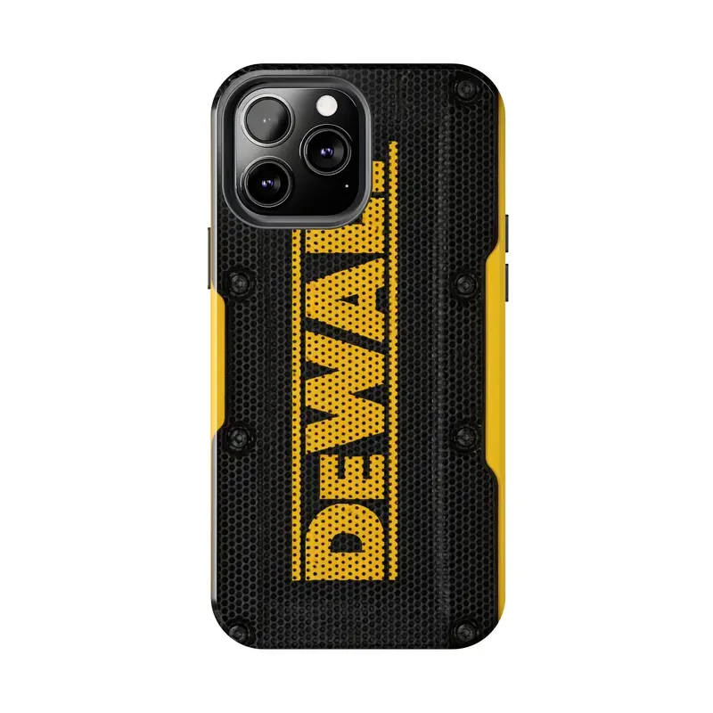 DEWALT Jobsite iPhone Case iPhone 17 16 15Pro, 14, 13, 12, 11, X Pro Max, Plus Accessories Protection unisex funny.