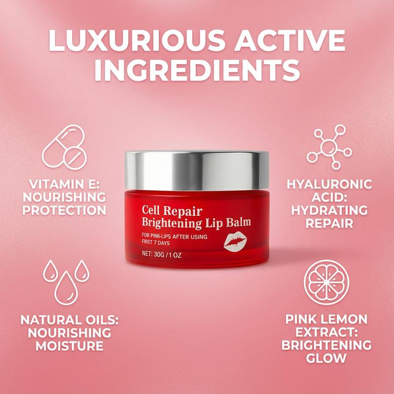 NovacaraX Lip Brightening Balm – Unisex Formula for Dark Lips, Smoker’s Lips & Pigmentation – Softening, Moisturizing & Long-Lasting Protection