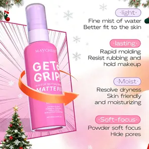 Matte Hydrating Setting Spray, Long-Lasting Oil Control Waterproof Sweatproof Makeup, Quick Drying No-Cake Formula, Perfect Gift for Friends