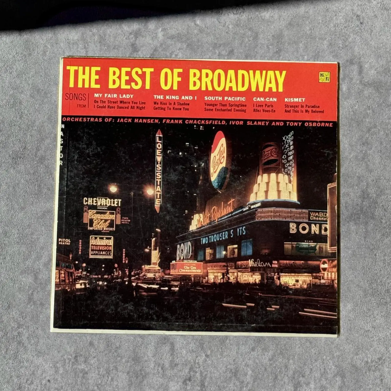 “The Best of Broadway” Vintage Record Vinyl