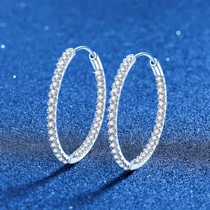 [StarsQueen]Fully encrusted moissanite S925 sterling silver lightweight luxury French-style earrings, versatile, fashionable, and elegant jewelry.