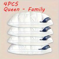 4PCS/White Hotel Pillow
