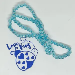 4 mm crystal diamond cut glass beads great for jewelry making or any other DIY project.