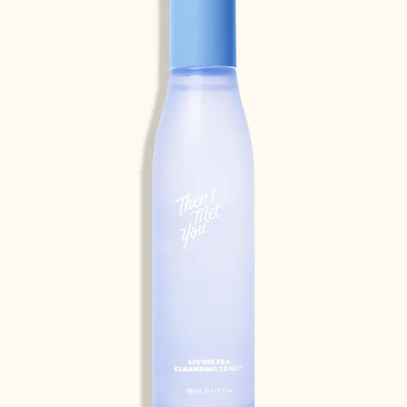 Then I Met You Living Sea Cleansing Tonic│85% Deep Sea Water│Papaya Enzymes│Persimmon Extract│Korean Skincare Staple