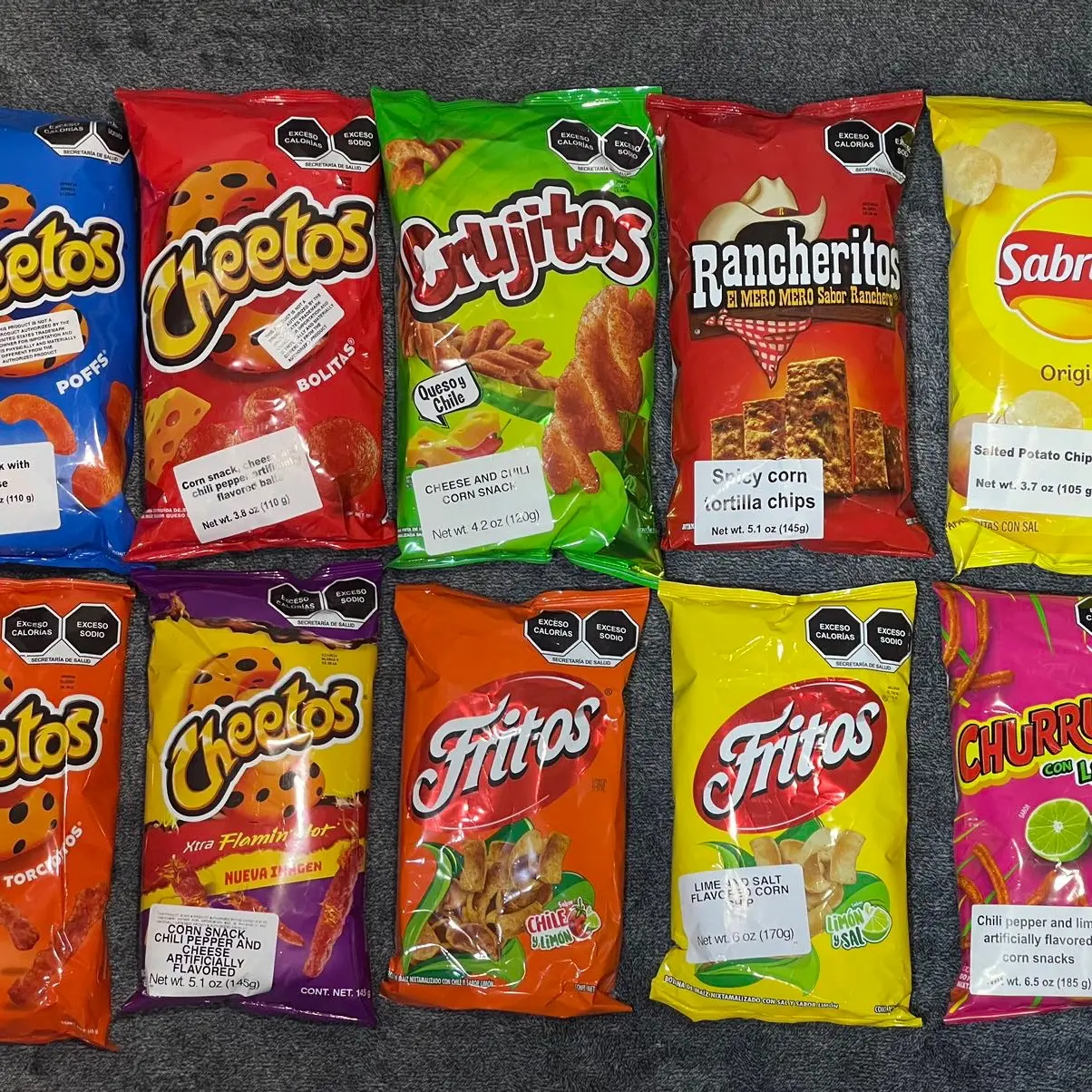 10 Mexican Large Chip Bags Variety Pack 10 Mexican Large Chip Bags Variety Pack