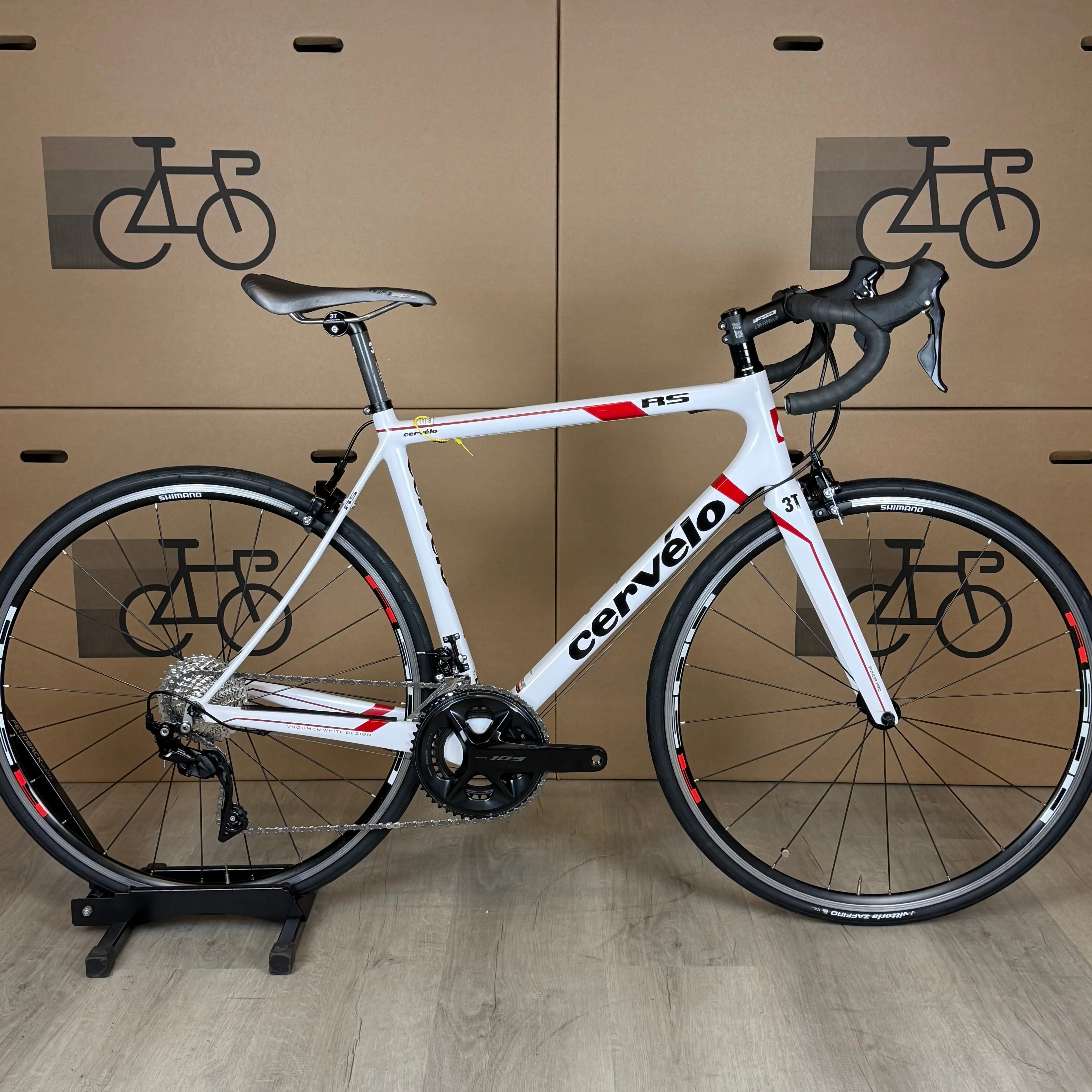 Used Cervelo RS, New 11-speed Shimano 105, Carbon Fiber Road Bike-2012, 54cm