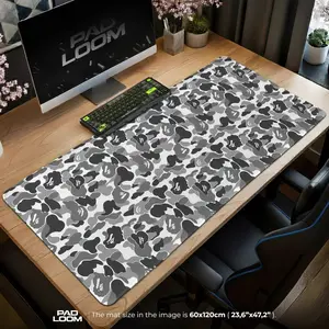 Mouse Pad - Urban Camo Streetwear Gaming Desk Mat, Anime Mouse Pad, Desk Mat, pc accessories.