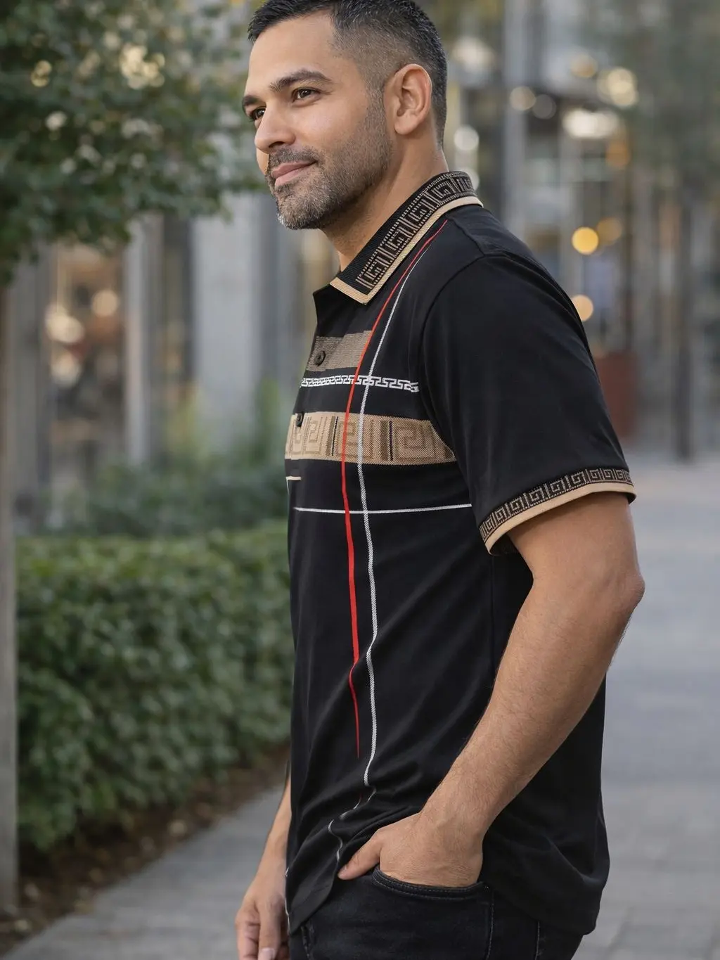 Casual black shirt great to enhance your outfit, variety of sizes