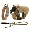 CWV Professional Safety Harness, Collar & Lead Set for Large, Strong Dogs - Military Nylon, Tear-Resistant, Adjustable, Heavy-Duty, Full-Body Protection, Reactive Training Ready Harness Straps #backtoschool Outdoor Dog Accessories, Walking