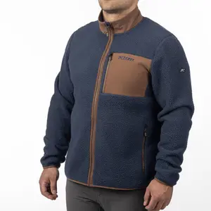KLIM HIGH PILE JACKET - COCOA BROWN