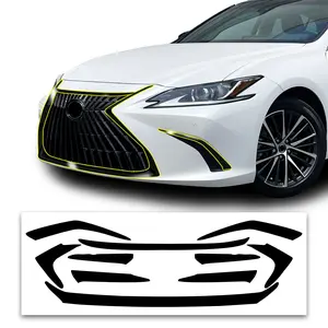 Lexus ES 2019-2025 Window Trim Blackout Chrome Delete Kit - Precut Gloss Black Vinyl Overlays