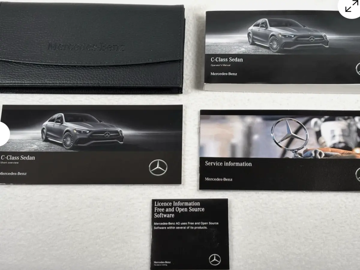2025 MERCEDES BENZ C CLASS Sedan Owner Owners Operators Manual Set OEM