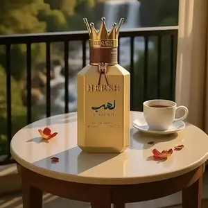 Al Ezz Oud Perfumes Hersh Lahab 100mlEDPSpray - Luxe, Non-Toxic Men'sFragrance,Bottle-Shaped Men's Cologne, High-Quality,Single Item, Fast Shipping, LongLasting Santal Bloom Body Mist margiela gatsCrush Eau de Parfum