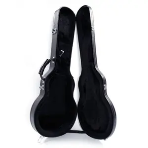 High Grade Electric Guitar Hard Case for GLP Style Electric Guitar Microgroove Bulge Surface Black