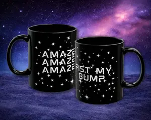 Amaze Amaze Amaze Fist My Bump Coffee Mug, Sci-Fi Book Space Lover Gift
