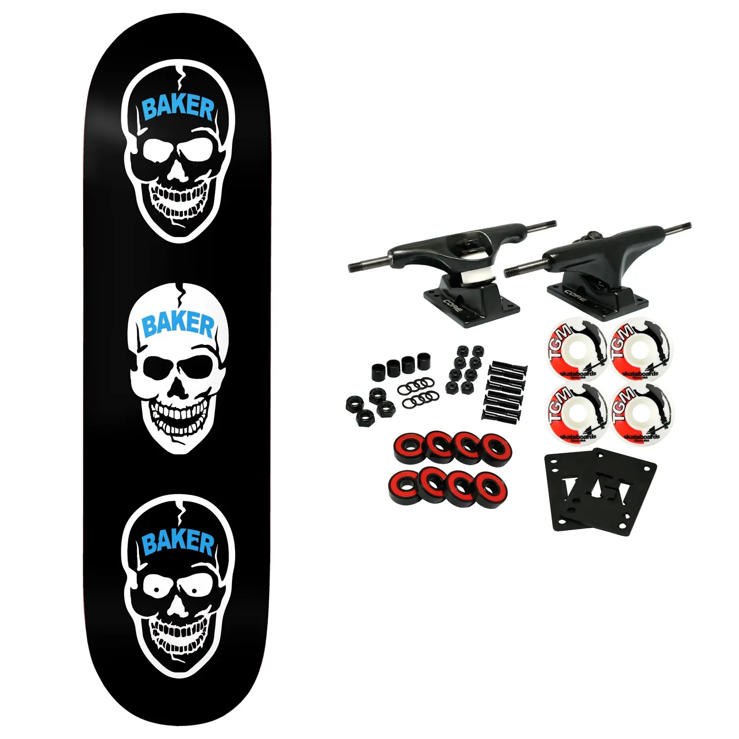 Baker Skateboard Complete Riley Hawk 3:16 8.5" x 32"